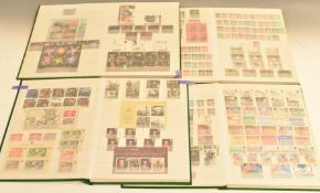 A large modern mint and used GB and world stamps collection in seventeen stockbooks and folders