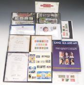 QEII selection of four Westminster presentation folders with certificate of authenticity, two
