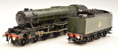 0 gauge kit built LNER/British Railways A3 Pacific 2-6-0 locomotive Night Hawk, of etched brass