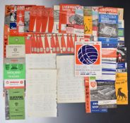 Fifty-four football programmes dating from the 1950's and 1960's including Swindon Town, Fulham,