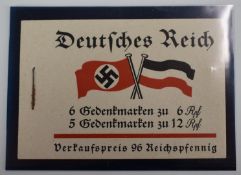 Complete Germany 1933 stamp booklet SG SB32 cat £225