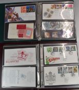 GB Stamps modern stamps collection in booklets, presentation packs and first day covers in seven