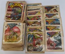 Over 200 2000AD comics dating from 1977 to 1981.