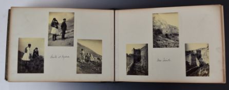 Album of 19thC photographs during a 