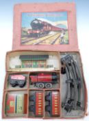 The British Express No.4 0 gauge clockwork tinplate train set, in original box