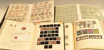 A mint and used GB stamp collection in two Windsor albums, two stockbooks and loose from QV 1840