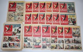 Eagle comic Vol.1 issues 1-52, introducing Dan Dare Pilot Of The Future, together with a further