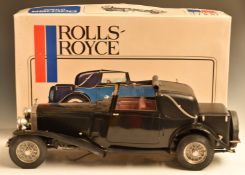 Pocher 1:8 scale Rolls Royce Phantom II Sedanca Coupe 1932 kit built model, with original box and