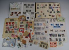 A mostly modern GB stamp collection in five albums including U/M postage FV.