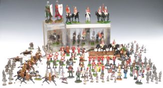 A collection of Britains, King & Country's, Shudehill and similar model soldiers including The