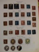 The SG Great Britain stamp album with a mostly used collection of stamps from 1840 QV to 1980s QEII