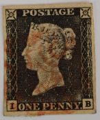 1d black IB four clear margins red MX