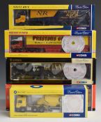 Eight Corgi Collectibles Limited Edition 1:50 scale diecast model haulage vehicles including