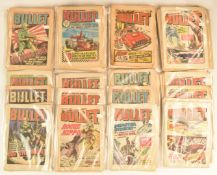 One-hundred-and-twenty-five Bullet comics including the first issue from 1976 through to 1978.
