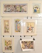 Seven Linda Jane Smith signed limited edition novelty cat prints comprising 'Alley Cats' 32/295, '