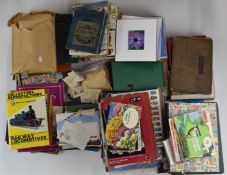 A stamp collection in ten small stockbooks and loose