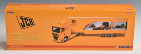 Corgi JCB 1:50 scale limited edition diecast model  DAF XF Space Cab Exhibition Unit, CC13237, in