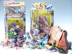 Twenty Beast Wars Bio-Combat Transformers toys including Optimus Primal Metal Gorilla, Megatron,