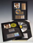k.d. lang - Three framed presentation awards for Ingènue