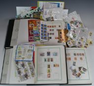 A collection of French and Europa stamps mostly MM and U in four Yvert & Tellier albums and M modern