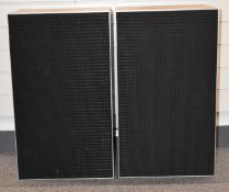 A pair of Leak 2060 50 watt speakers, serial numbers 256657 and 263559