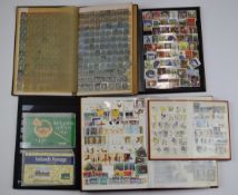 Five stockbooks of mint and used stamps from Ireland from early Irish Free State issues to 2000's,