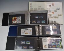 A mint and used collection of Channel Islands stamps in folders, yearpacks and a stockbook.