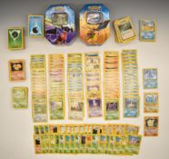 Over five hundred Pokémon cards many from Base, Jungle and Fossil sets.