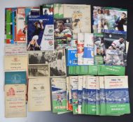 Over 100 sports programmes dating from the 1930's onwards including international and club football,