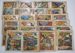 Thirty 2000AD comics including issue number 1.