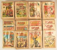 Over 200 Rover and Rover and Wizard comics dating from 1962 to 1973.