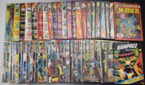 Fifty-six Rampage weekly and monthly comics dating from 1977 to 1980.
