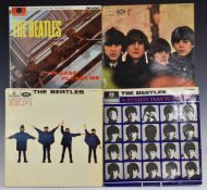 The Beatles - Ten albums comprising Please Please Me, For Sale, A Hard Day's Night, Help!, Rubber
