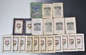 Nineteen Gloucestershire County Cricket Club yearbooks, 1938, 1939 and 1947-1963 inclusive, and a WR