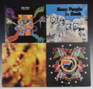 Approximately 100 albums including The Beatles, Robin Trower, Ten Years After, ELP, Diana Ross,