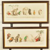 Boris O'Klein pair of prints from the Dirty Dogs of Paris series, each 20 x 49cm