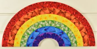 Damien Hirst Heni limited edition 1785/4150 giclee on aluminium composite Butterfly Rainbow (small),