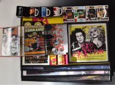 Punk, Grunge and Rock ephemera including Nirvana, Sex Pistols and Guns N' Roses merchandise,