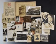 Mixed ephemera including multiple 1940s/50s signed pictures of glamour / film stars, large format