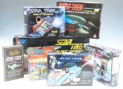 Seven Star Trek games and accessories including The Next Generation Interactive Video Board Game,