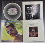Queen / Solo - Nine albums and 8 twelve inch singles including Jazz with poster