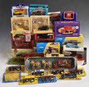 Forty-two Corgi, Matchbox, Dinky, Solido, Base-Toys and similar diecast model vehicles including