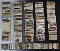 Approximately 1300 postcards, mostly early to mid 20thC to include animals, flowers, birthdays,