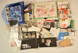 A collection of mint and used GB and Commonwealth stamps in stockbooks, folders, loose and