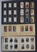 Collection of cigarette cards including early black and white Ogdens photographic famous people,