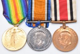 British Army WW1 medal pair to 29912 Pte J Astridge, Dorset Regiment together with his Special