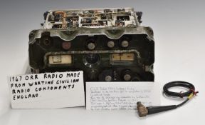 1947 ORR radio made from wartime civilian radio components