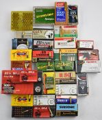 Over 1500 .22 rifle cartridges including Geco, Winchester Xpert, CCI, Federal, Blazer etc, all in