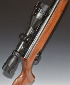 Weihrauch HW80K .22 air rifle with chequered semi-pistol grip, raised cheek piece, adjustable