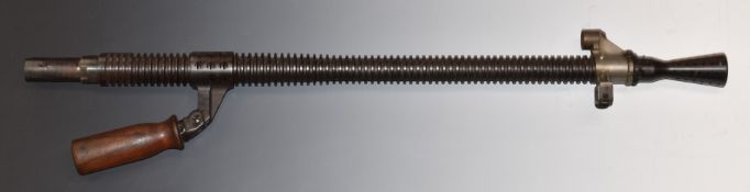 Deactivated Czechoslovakian ZB 30 light machine gun barrel, serial number D44785, with